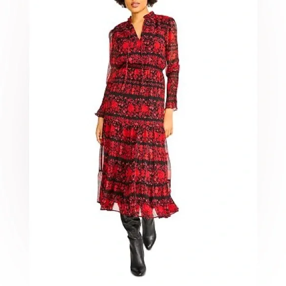 BB Dakota Steve Madden It’s a Moment Midi Dress, S - Picture 3 of 7